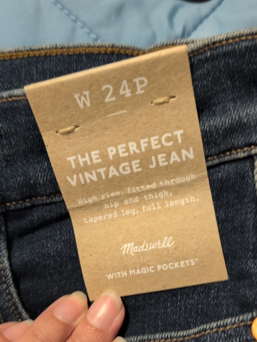Madewell Slim Straight Jeans in Dark Indigo